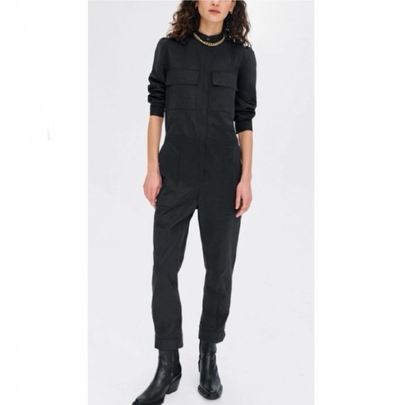 G. label Pants - G. LABEL by Goop Terry Slim Jumpsuit in Black